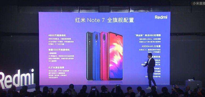 redmi note 7 presentazione