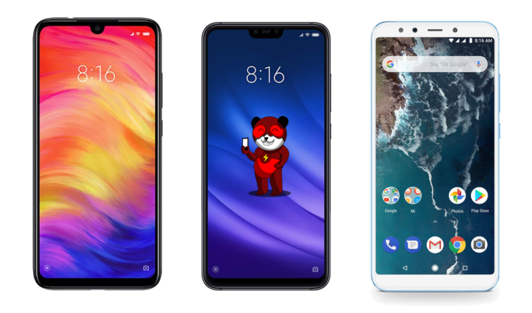 Differenze tra Redmi Note 7, Xiaomi Mi 8 Lite e Xiaomi Mi A2