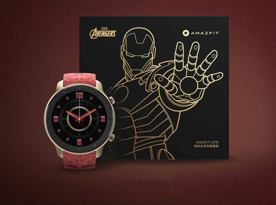 amazfit gtr avengers iron man