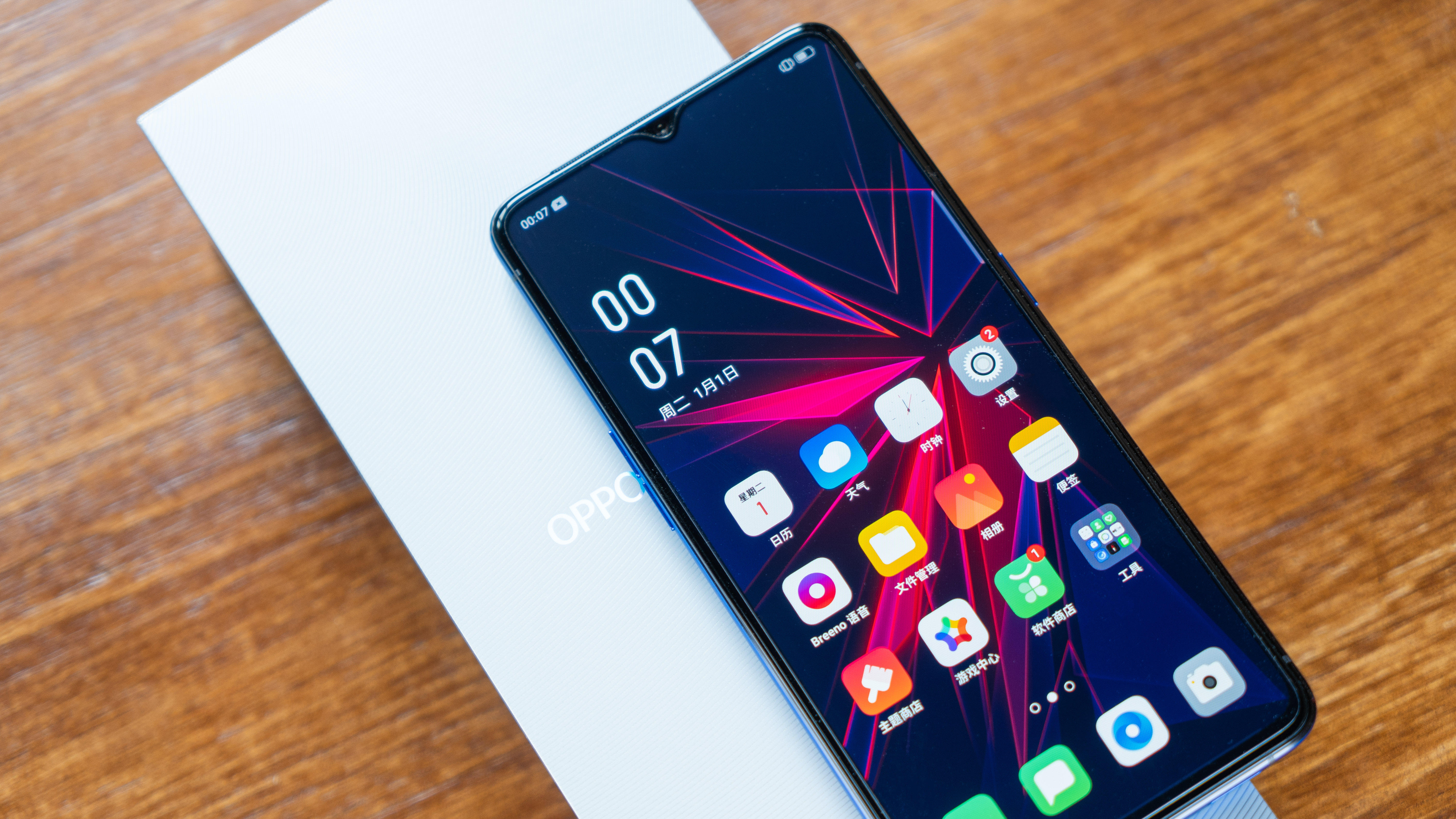 oppo reno ace front