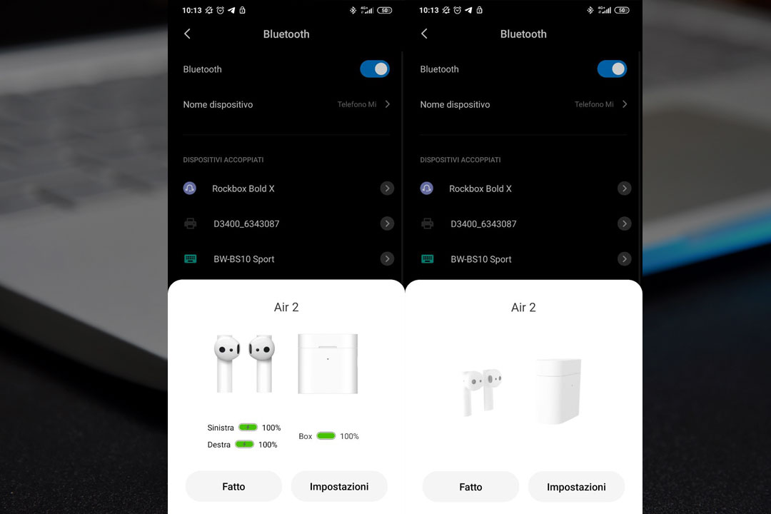 xiaomi mi air 2 popup