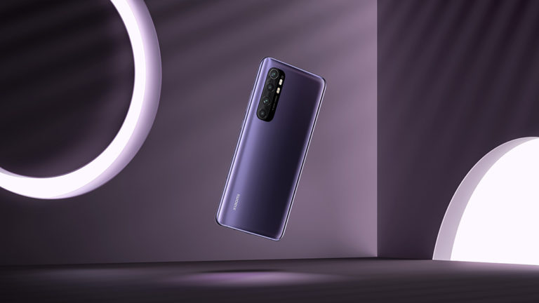 xiaomi mi note 10 lite nebula purple