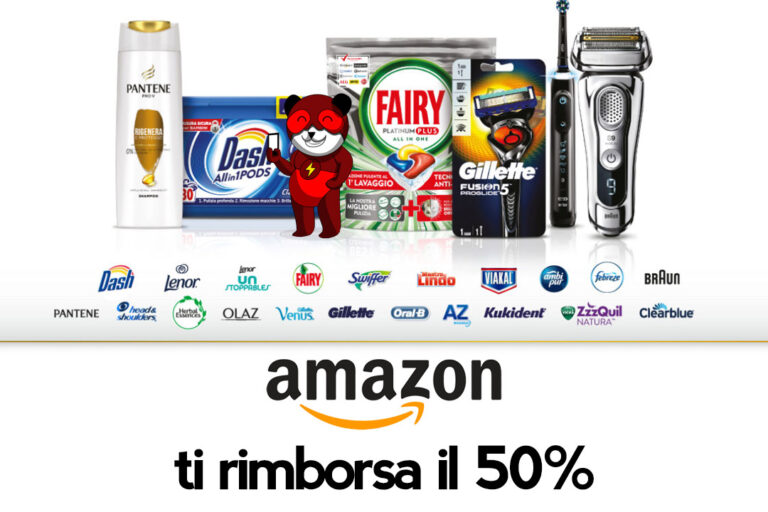 amazon ti rimborsa il 50%