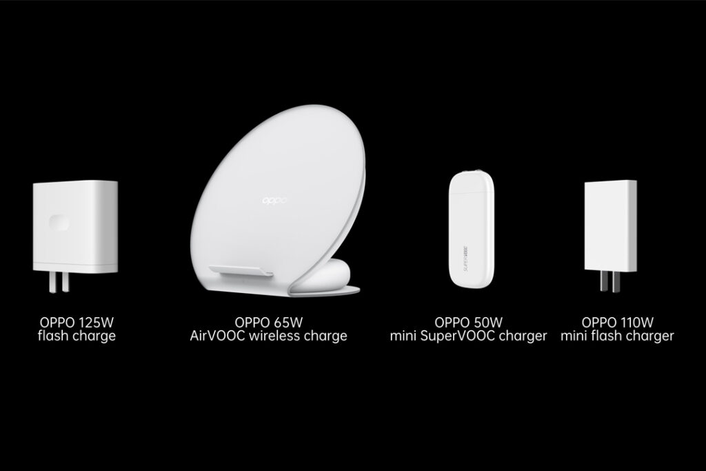 OPPO annuncia una nuova serie di caricatori flash fino a 125W