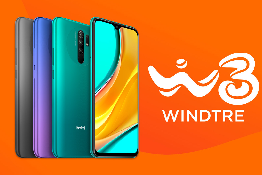 Redmi 9 in esclusiva con WINDTRE da zero euro al mese