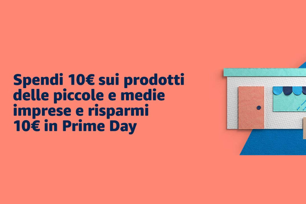 Amazon Prime Day 2020 - Buono da 10 euro PMI