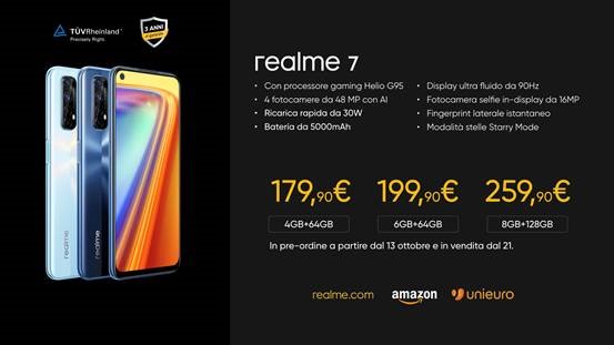 realme 7 prezzi