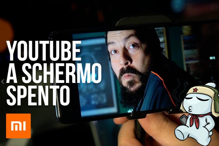 youtube schermo spento xiaomi miui 12