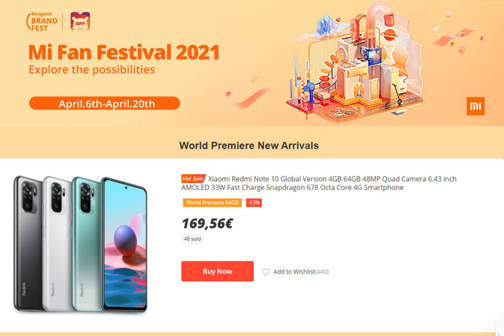 Xiaomi Mi Fan Festival 2021 Banggood