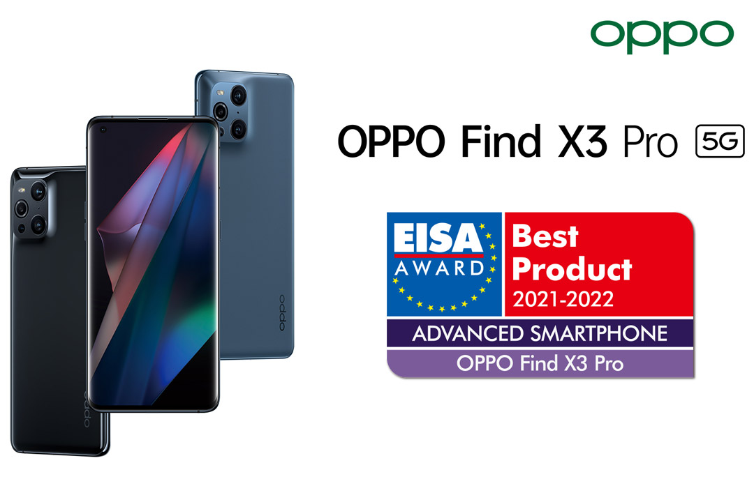 OPPO Find X3 Pro vince l’EISA AWARD 2021: è lui il più avanzato