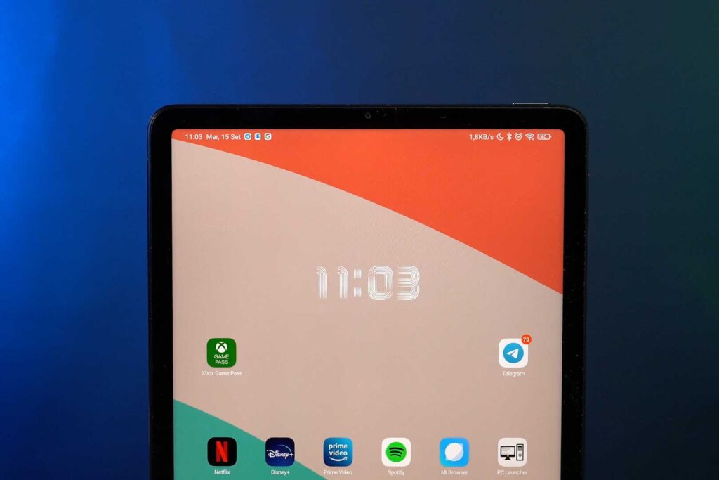Xiaomi Pad 5 display