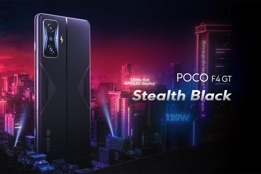 poco f4 gt stealth black