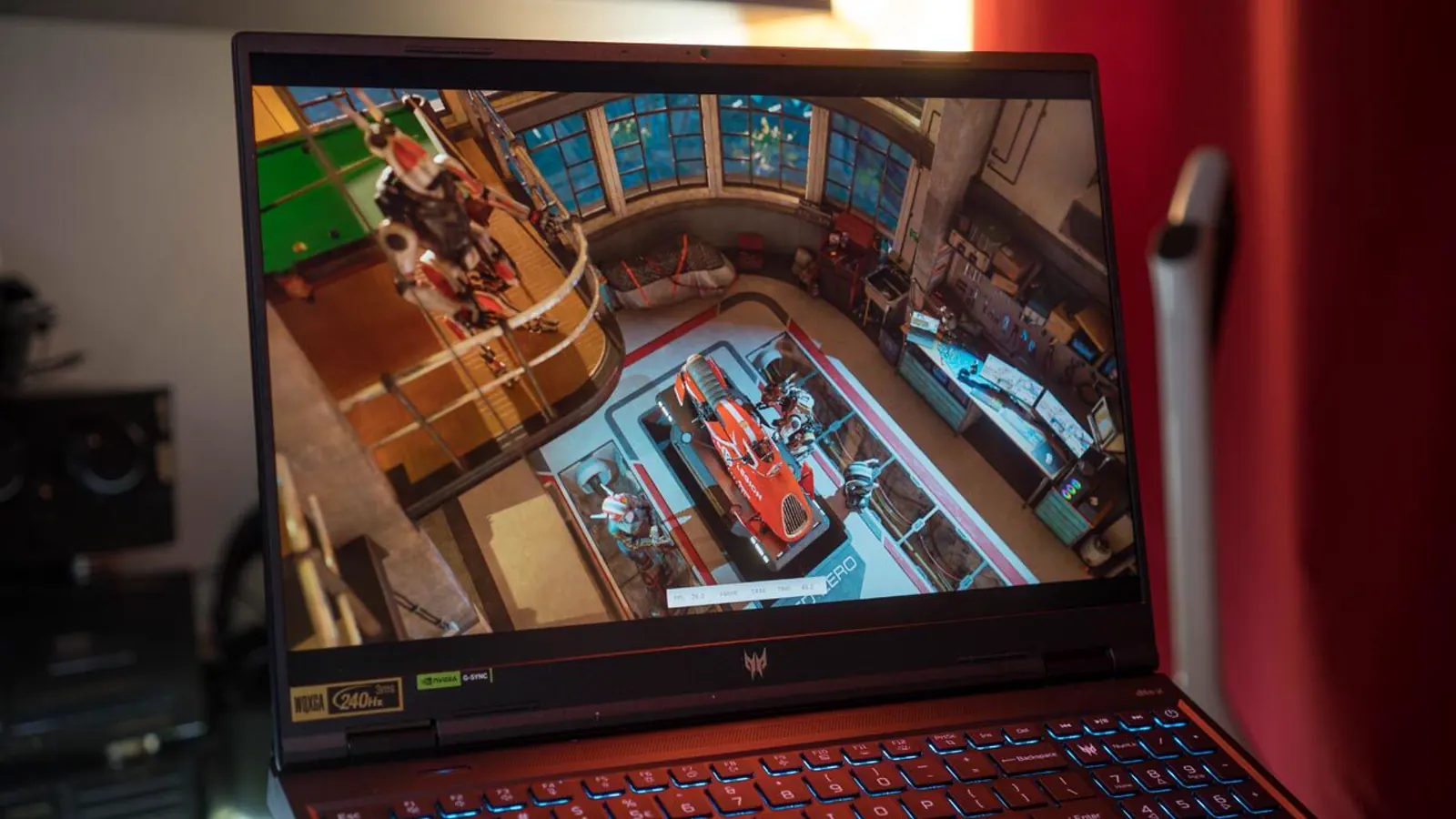 Acer Predator Helios Neo 16 durante una sessione di gioco