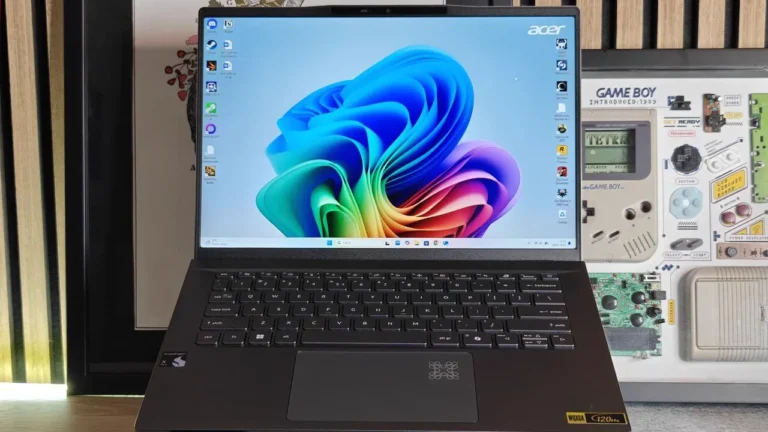 Acer Swift 14 AI in primo piano