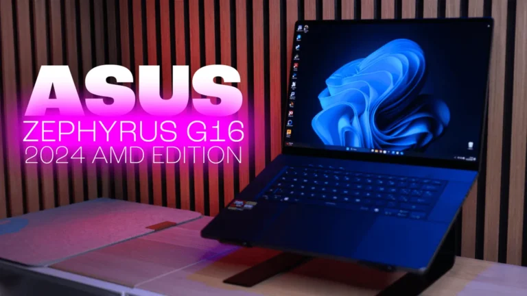ASUS ROG Zephyrus G16 2024 AMD in primo piano