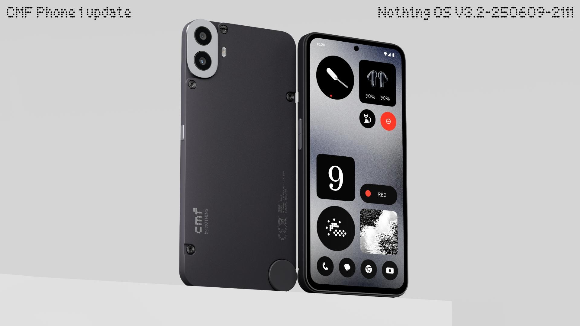 CMF Phone 1: Nothing OS V3.2-250723-1800 porta nuove opzioni widget, fix fotocamera e patch di sicurezza di agosto 2025