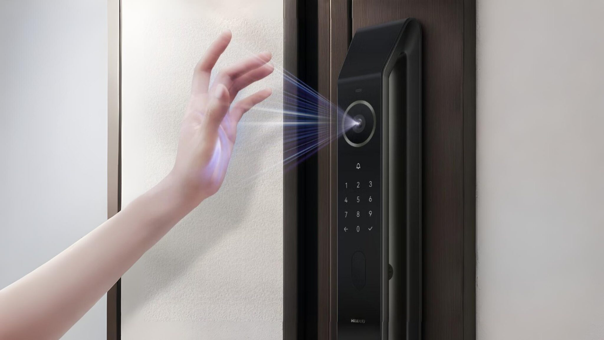 Huawei Smart Door Lock 2 Yuexiang Edition ufficiale: biometria a vene palmari e spioncino 161° a prezzo accessibile