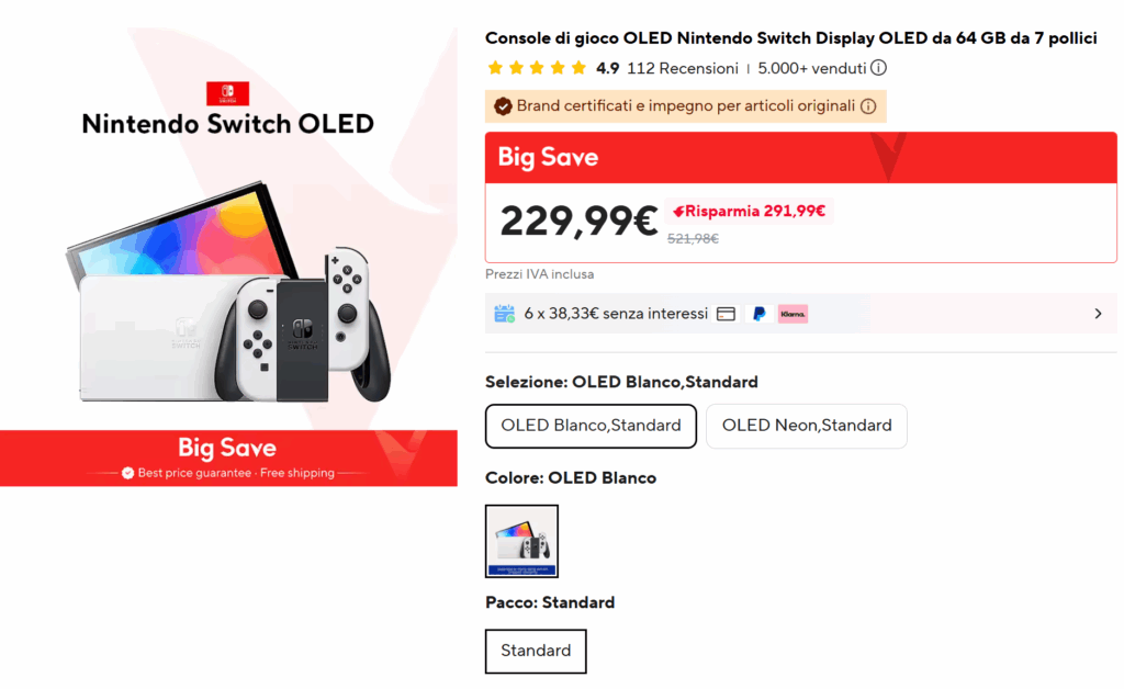 nintendo switch oled