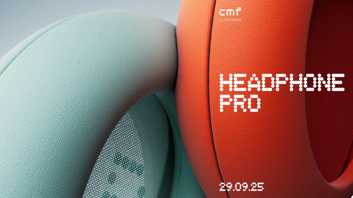 CMF Headphone Pro: 100 ore di autonomia e controlli fisici. Annuncio il 29 settembre