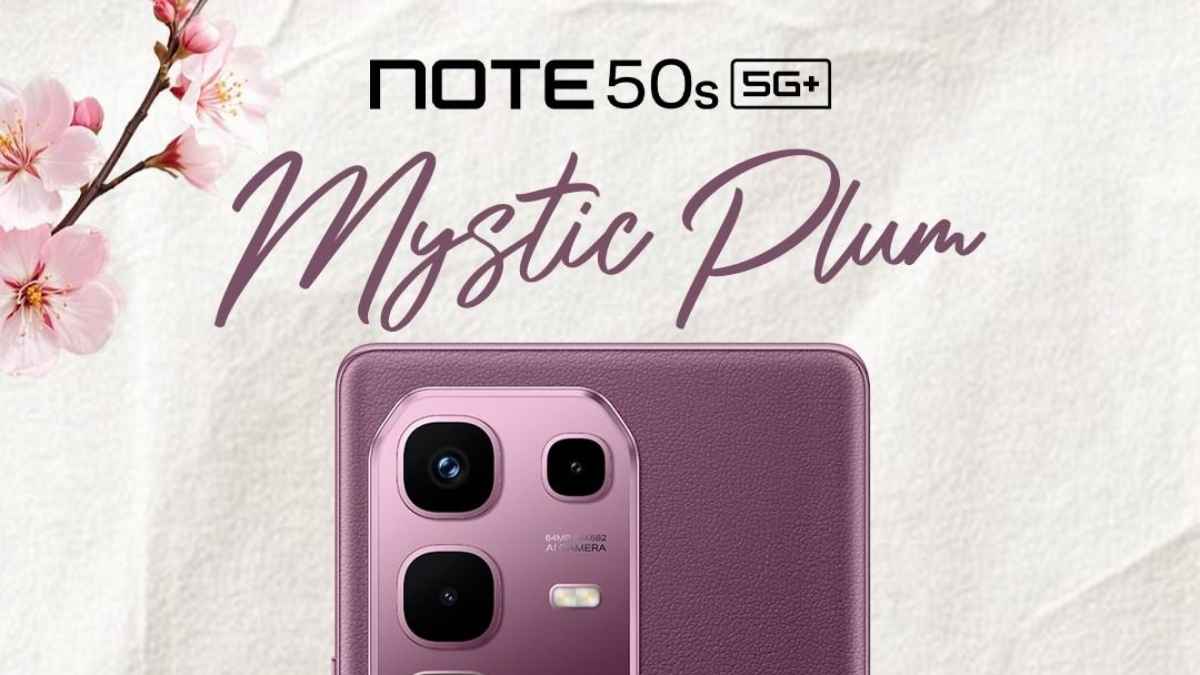 Infinix Note 50s 5G Mystic Plum ufficiale in India: prezzo, specifiche e disponibilità