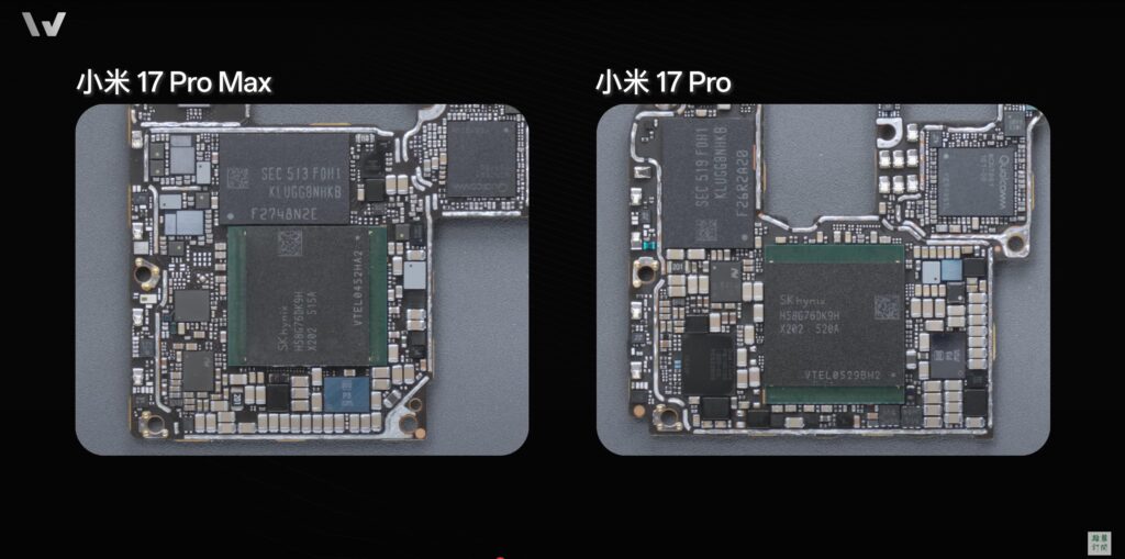 Xiaomi 17 Pro e 17 Pro Max Teardown