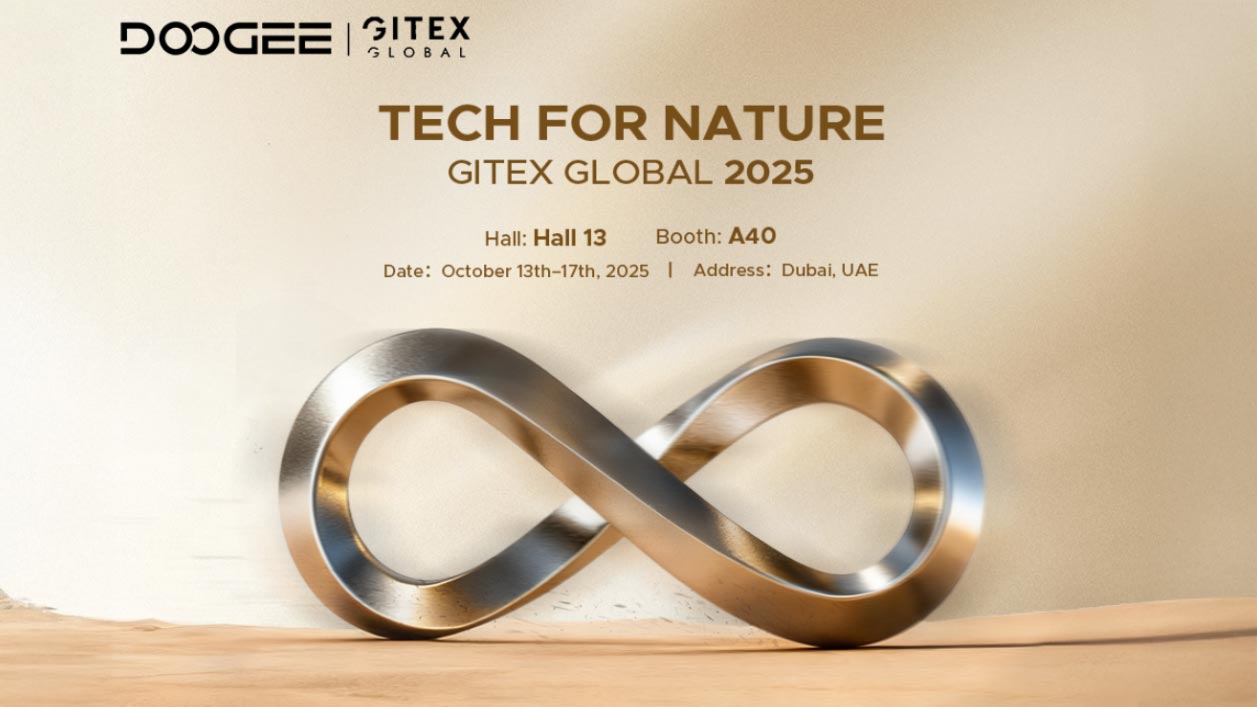 DOOGEE a GITEX GLOBAL 2025: rugged “Tech For Nature”, smartphone in fondi di caffè e proiettore integrato