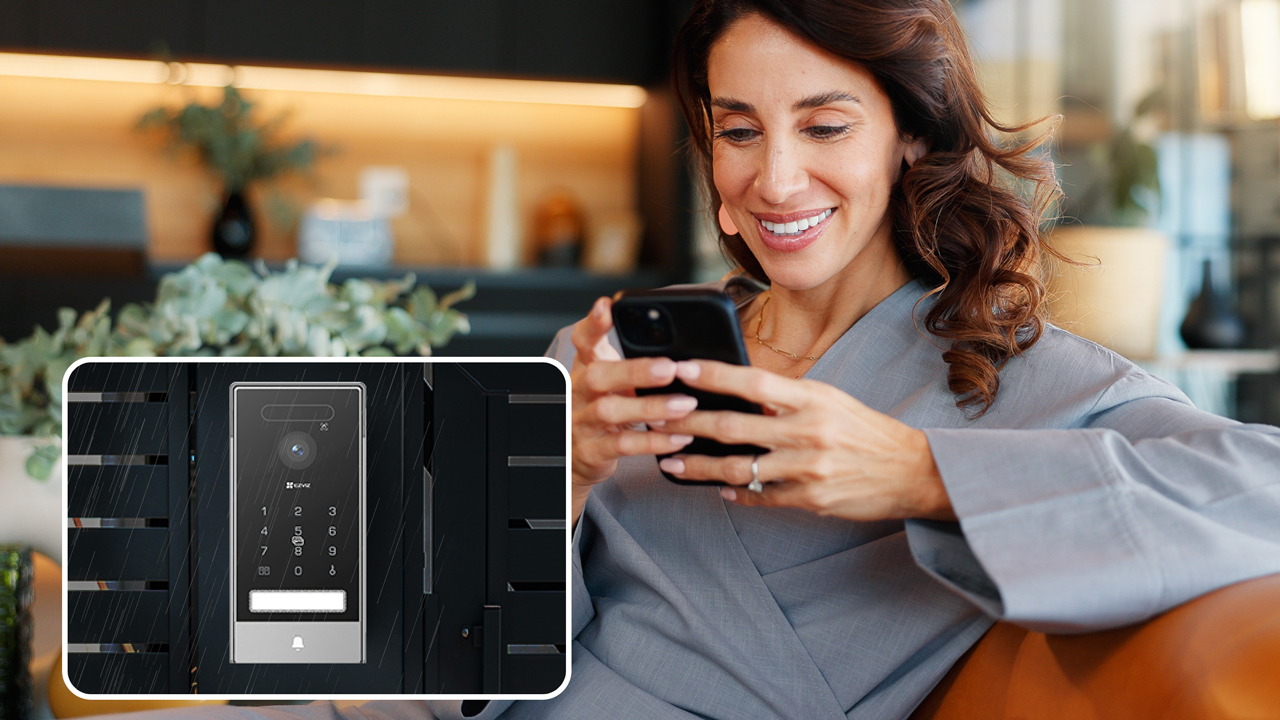 EZVIZ HP7 Pro: il videocitofono che introduce il riconoscimento del palmo in 4K