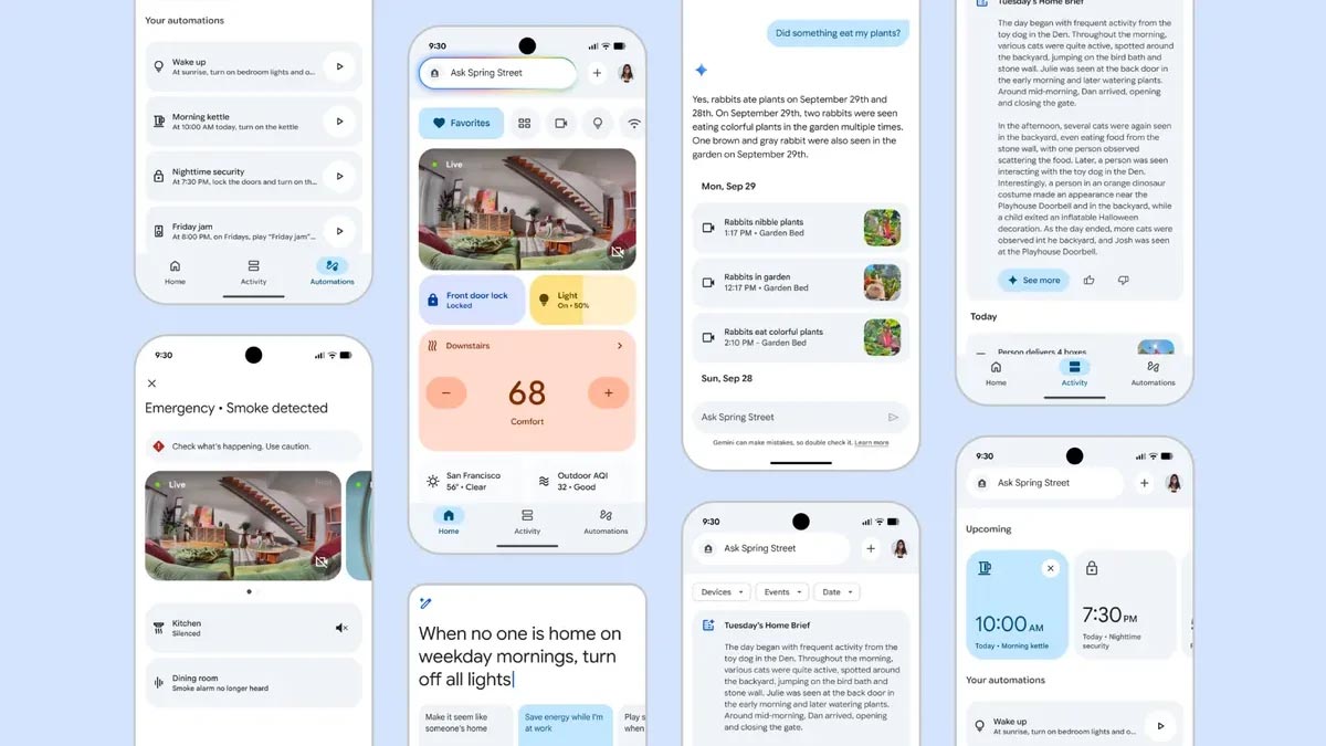 Google Home si rinnova con Gemini: app più veloce e Nest finalmente unificati