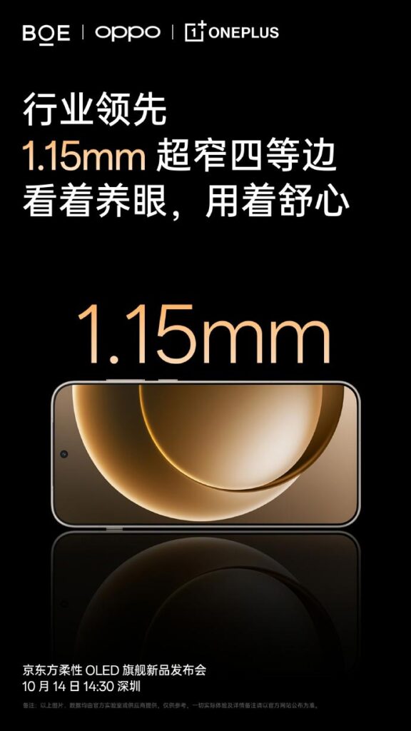 OnePlus 15 Caratteristiche Schermo