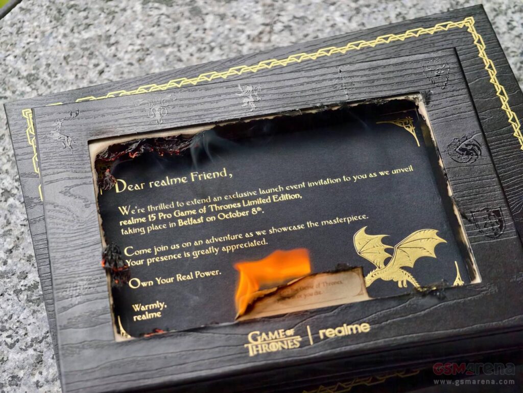 Realme 15 Pro Game of Thrones Edition - GSMArena Invito