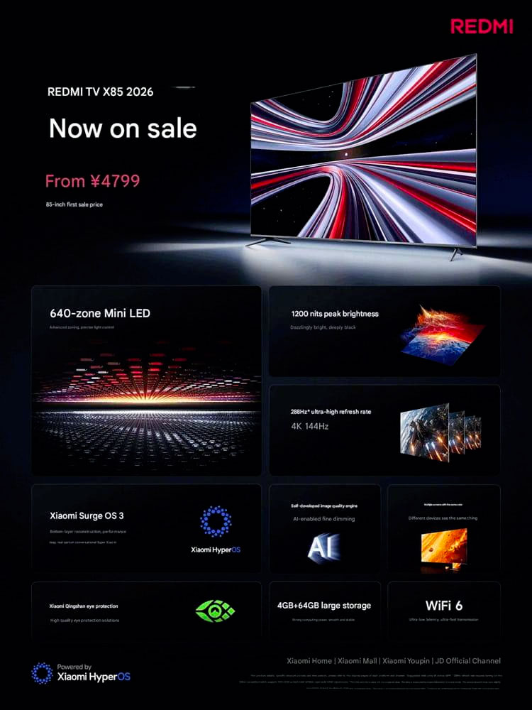 Redmi TV X 2026