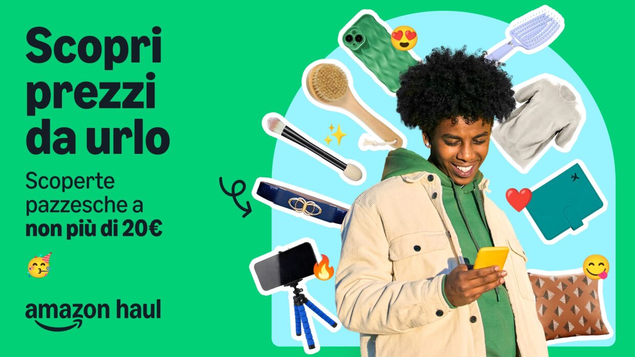 Amazon Haul arriva in Italia: marketplace low-cost sotto i 20€ per sfidare Temu e Shein