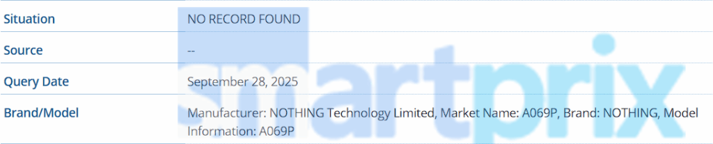 Nothing Phone 4a IMEI