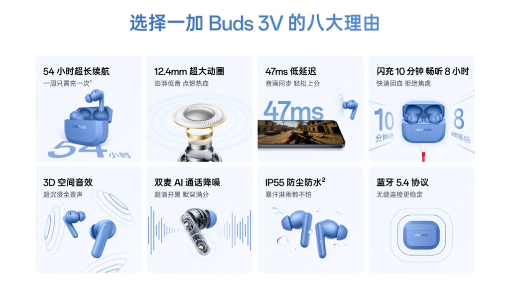 OnePlus Buds 3V - Caratteristiche