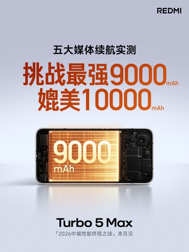 Redmi Turbo 5 Max Batteria 9000mAh