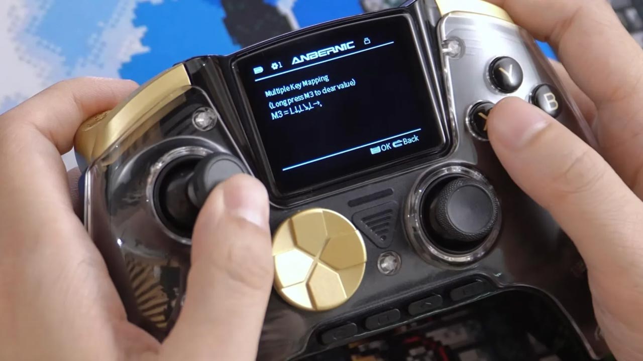 Anbernic RG G01: il controller con display e sensori cardiaci