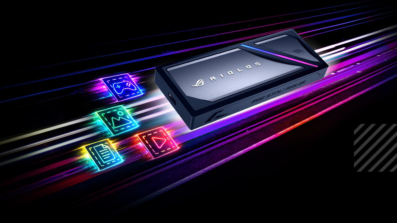 ASUS presenta ROG Strix Aiolos: enclosure SSD veloce, RGB e design tool-free