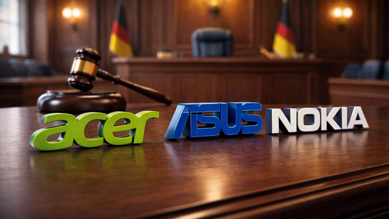Acer e ASUS bannate in Germania per violazione brevetti Nokia HEVC