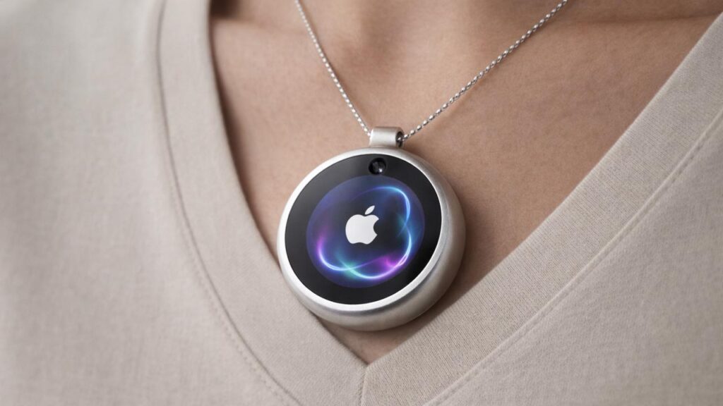 Apple Ai Pendant (Realizzata con AI, solo a scopo illustrativo)