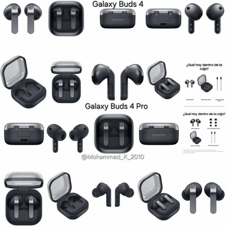 Samsung Galaxy Buds 4 e 4 Pro