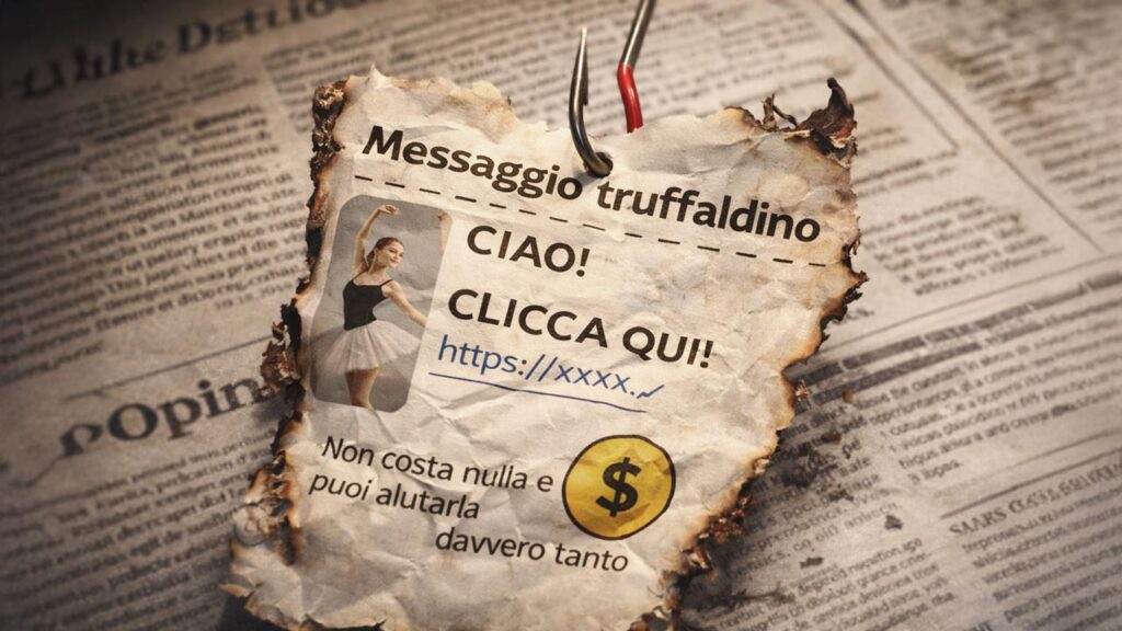 Truffa della ballerina WhatsApp