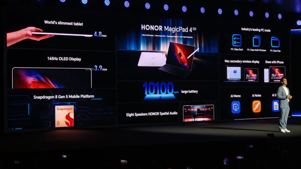 Honor MagicPad 4 Caratteristiche