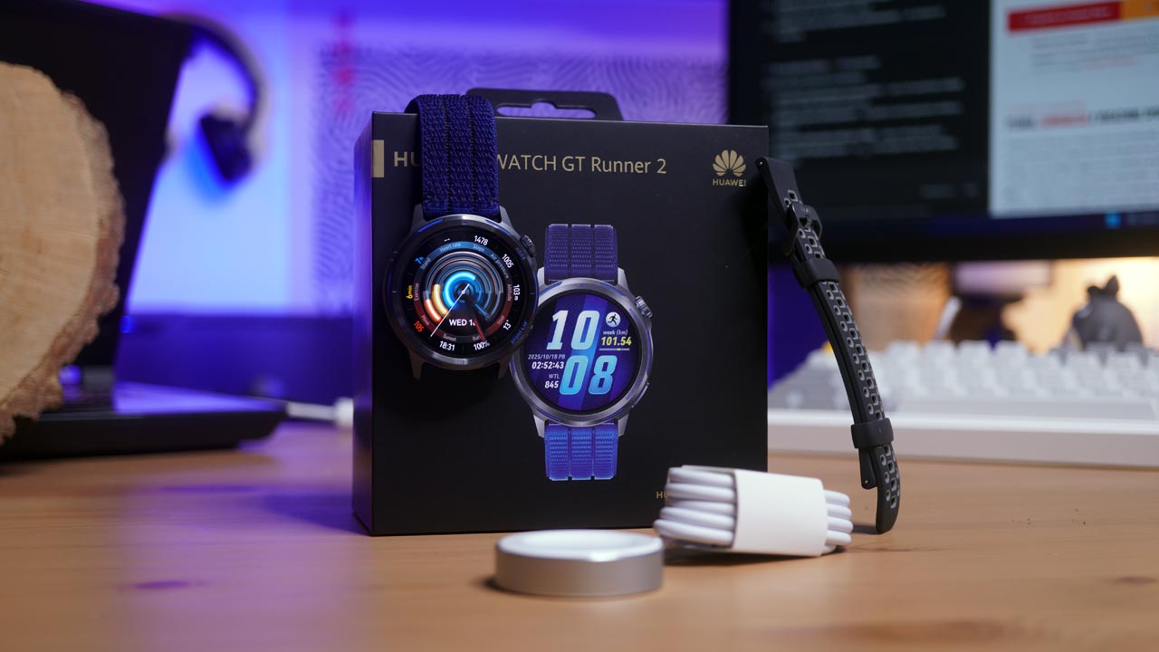 Huawei Watch GT Runner 2 — confezione e accessori
