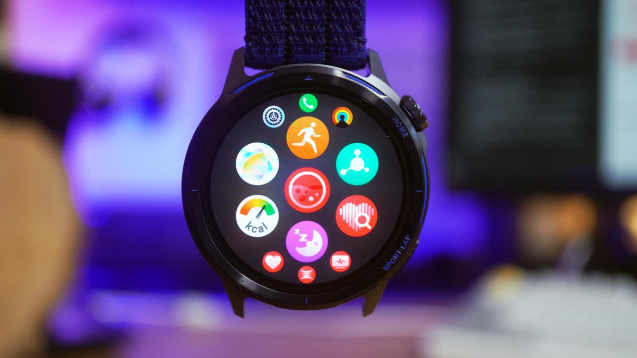 Huawei Watch GT Runner 2 — menu app HarmonyOS
