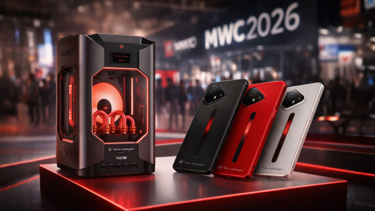 Tecno porta lo stile Lamborghini al MWC 2026