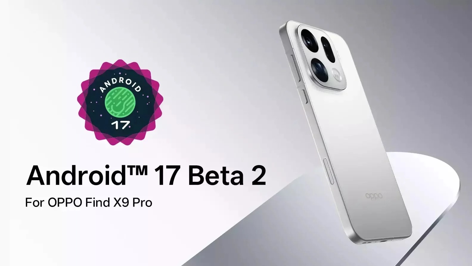 oppo find x9 pro android 17 beta 2