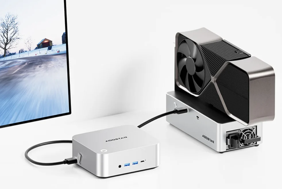Aoostar MACO 470 con connessione OCulink e dock GPU esterna