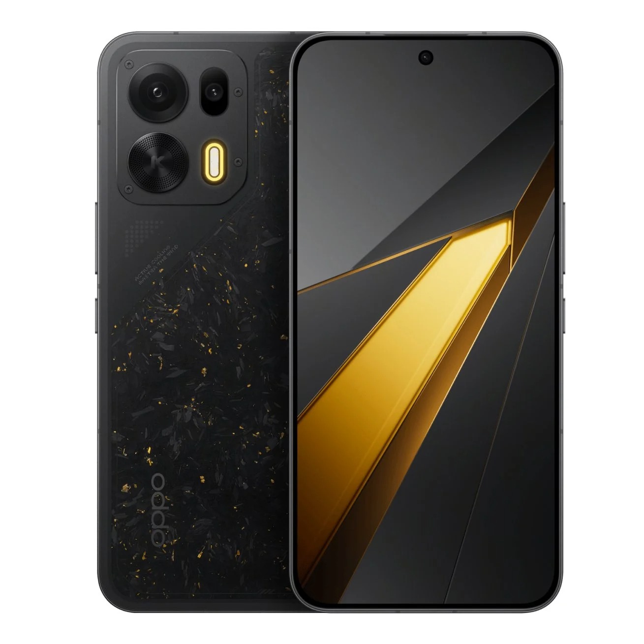 Oppo K15 Pro colorazione Golden Legend, esclusiva del modello standard