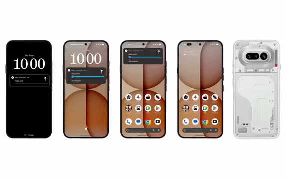 Live Updates Nothing OS 4.1 con aggiornamenti in tempo reale visibili su Glyph Bar, AOD e lock screen