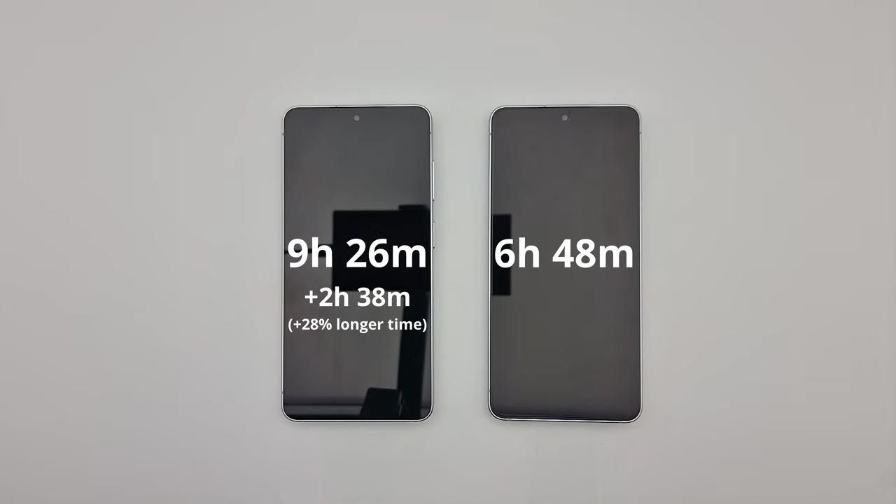 Galaxy S26 Exynos 2600 vs Snapdragon 8 Elite Gen 5 battery test